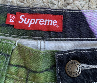 S/S 2018 Supreme Lion's Den Painter Shorts | eBay UK