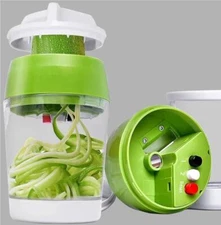 Spiral Slicer Spiralizer Vegetable Cutter Zucchini Pasta Noodle Spaghetti Maker