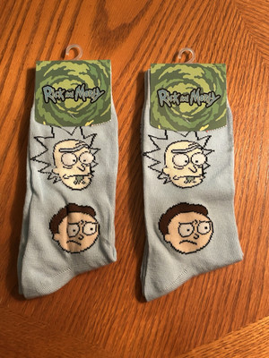 Rick and Morty socks