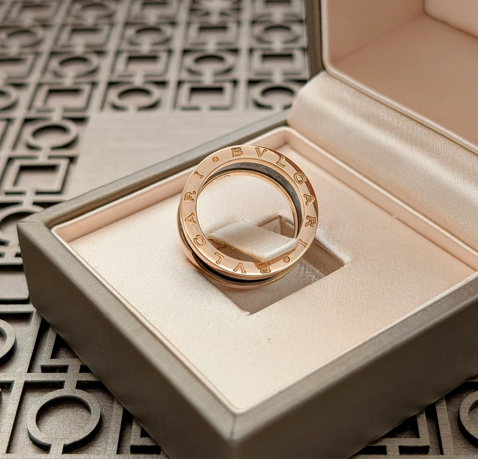 Bulgari BVLGARI B.ZERO1 2-Band Ring 750/18K Rosegold Gr.54 Damenring #1266 - Bild 3 von 4