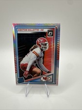 2025 Panini Donruss Rated Rookie Ashton Gillotte #353 Optic Preview Silver Holo