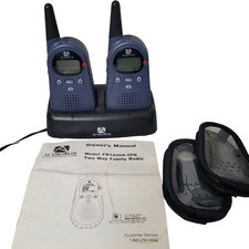 Set 2 Audiovox FR1420-2 Blue Wireless Transmitters Walkie Two Way Family Radio