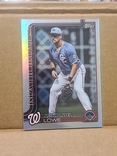 Nathaniel Lowe Rainbow Foil - 2025 Topps Update Series #US230 Nationals