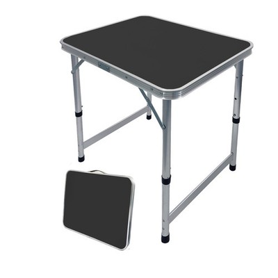 Small Folding Table 2ft Lightweight Camping Height Adjustable Portable Easy Set