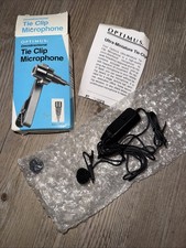 Radio Shack Tie Clip Omnidirectional Microphone Clip On Miniature New 33-3013