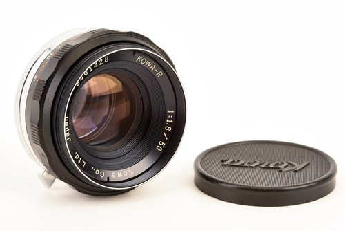 Kowa R 50mm f/1.8 Manual Focus Prime Standard Lens SET-R Mount RARE V25