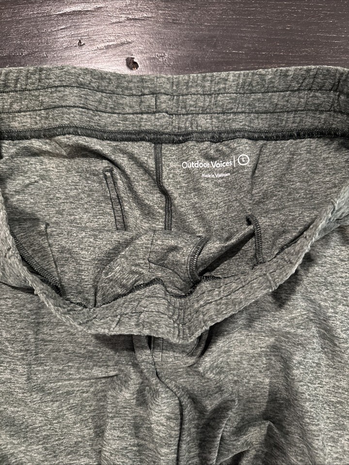 Outdoor Voices Cloudknit Sweatpants Mens Size M Heather Gray