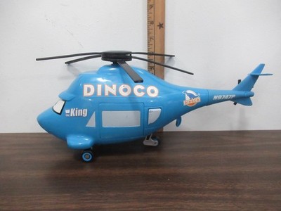 Disney's Pixar Cars The King Dinoco talking Helicopter TESTED WORKS