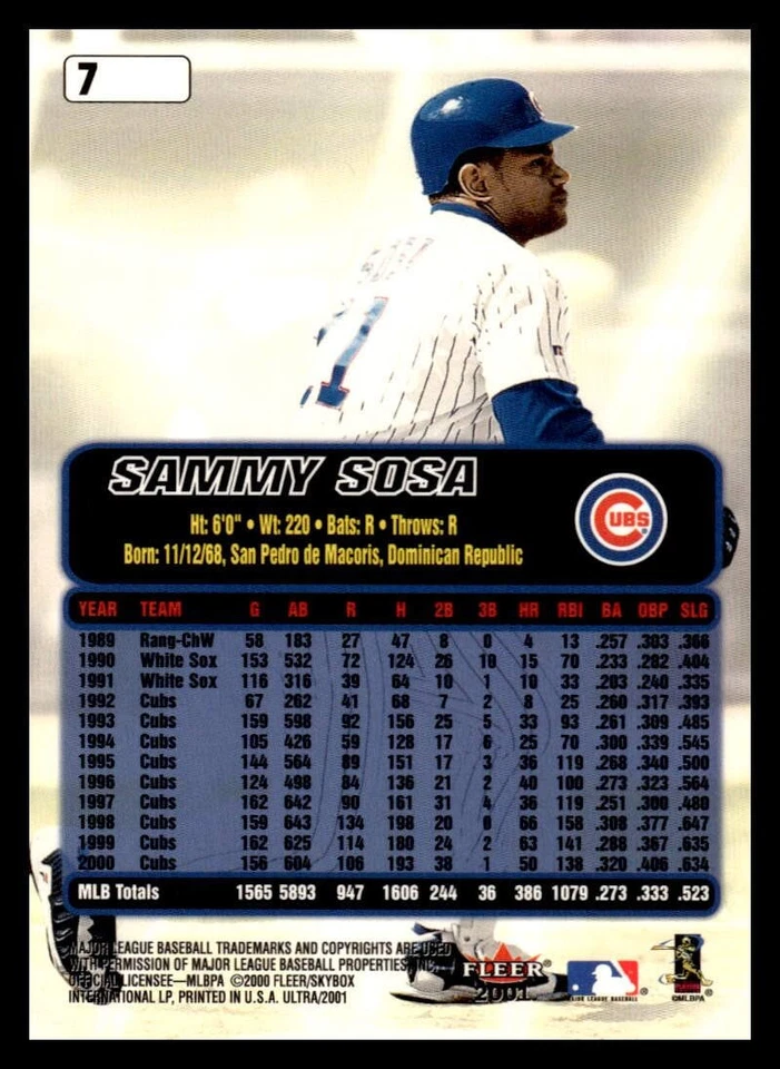 2001 Ultra Baseball Pick Your Card - Image 2 of 2