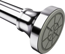 Shower Curtain Rod, 31-80 Inches Adjustable Tension Rod, 1-Inch Diameter Heavy D
