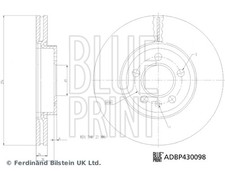 2x New Brake Disc for AUDI SEAT SKODA VW:ARONA,KAMIQ,SCALA,IBIZA V,POLO VI