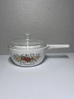Vintage Corning Ware Sauce Pan “La Marjolaine” with Pyrex Lid 1 1/2 Quart