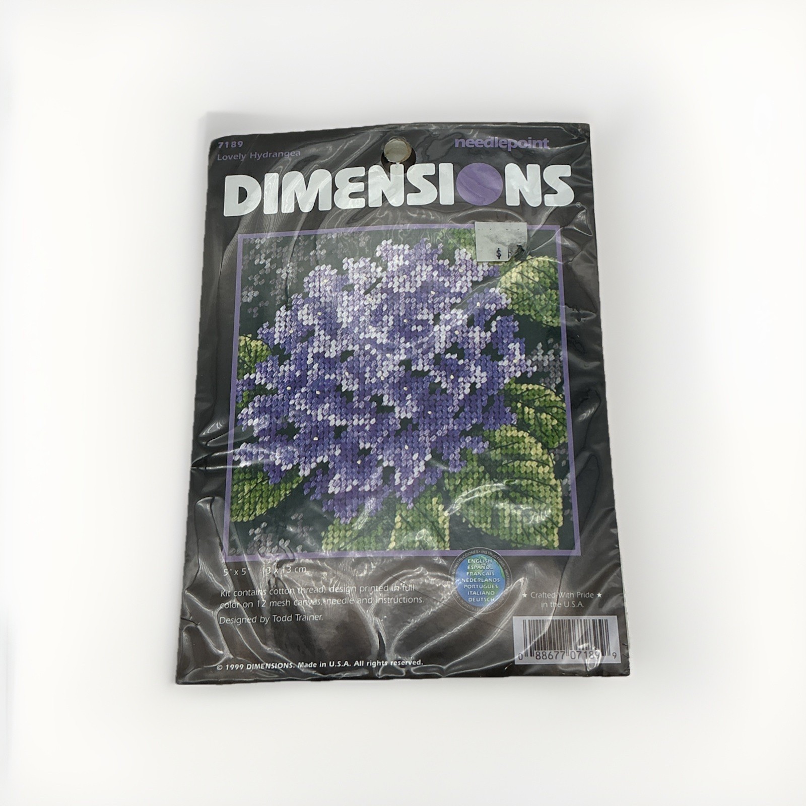 Dimensions  7189 Needlepoint Kit, Lovely Hydrangea NOS 1999 
