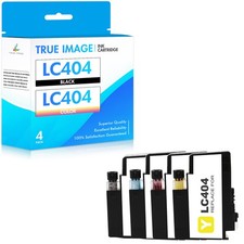 4 Pack LC404 LC 404 Ink Cartridges Compatible with Brother MFC-J1205W MFC-J1215W