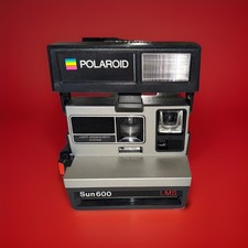 Vintage Polaroid Spirit 600 Land Camera Instant Film Rainbow Stripe Retro