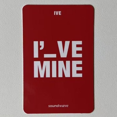 IVE LIZ 1st EP I'_VE SW2 MINE LUCKY DRAW PHOTO CARD EVENT Sound