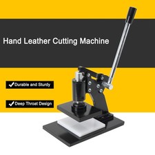 Manual Leather Die Cutting Machine Hand Press Sampling Punching Tools Die Cutter