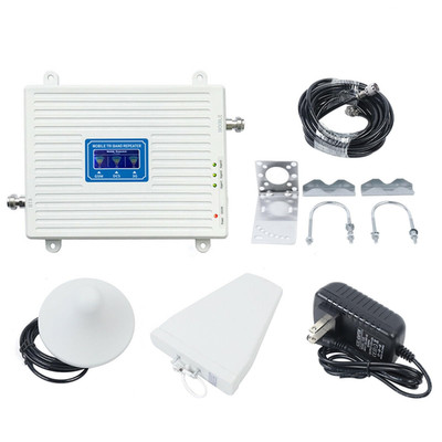 Lyexd Cell Phone Signal Booster 900/1800/2100Mhz 2G/3G/4G Tri Band Gsm Dcs