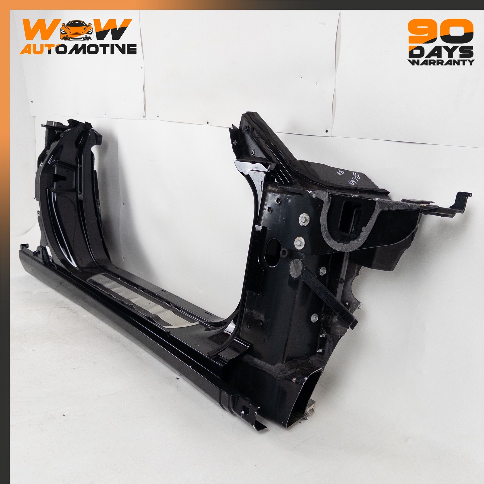 05-13 CHEVROLET CORVETTE C6 RIGHT ROCKER APERTURE PANEL SKIRT DOOR BODY BLACK OE