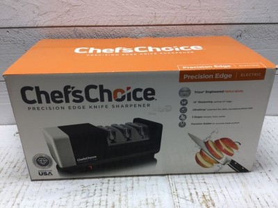 NEW Chef's Choice Precision Edge 3 Stage Electric Knife Sharpener Diamond Trizor