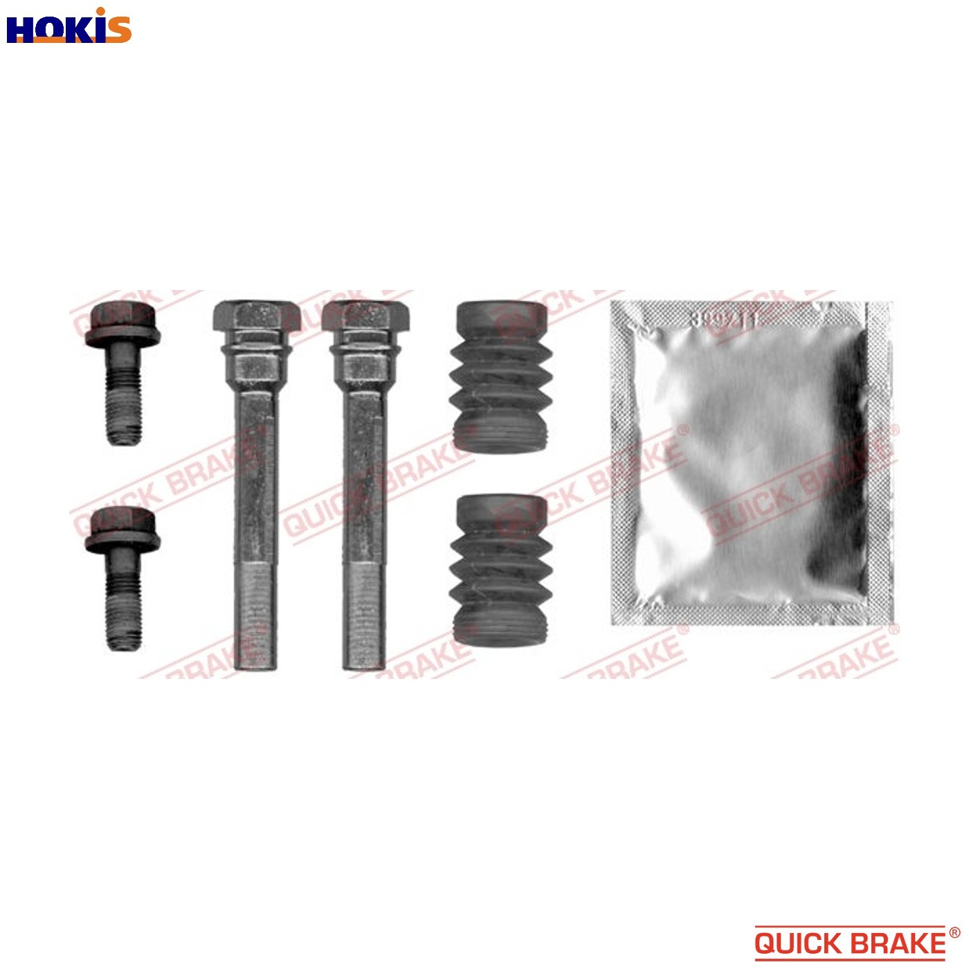 Rear QUICK BRAKE 113-0026X Guide Sleeve Kit, brake caliper for MAZDA,OPEL - Image 7