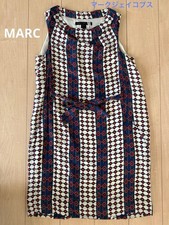 Marc by Marc Jacobs Silk Geometric Pattern Sleeveless Dress Size S MJ0426076