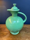 Vintage Fiestaware Green Carafe Pitcher Lid With Cork