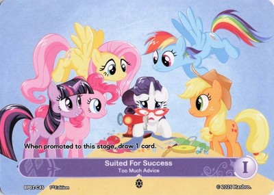 Suited for Success   Too Much Advice BP01-C45 MLP FantasyWonderland Story Common