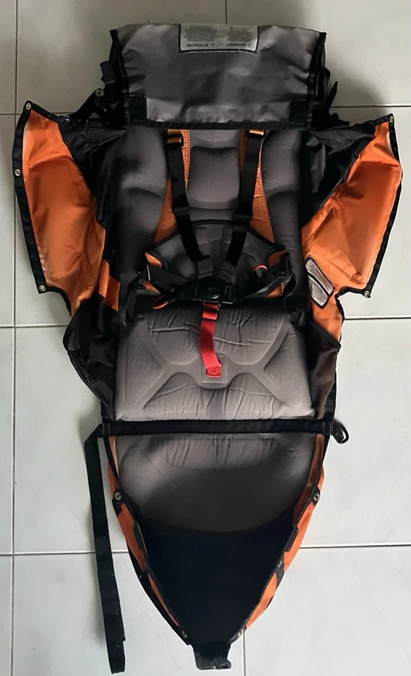 Cochecito individual Bob Pro Revolution ASIENTO DE TELA naranja gris 2011-2015 Foto 4 de 4