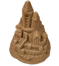 Vintage OOAK Sand Mr Sandman  Hand Sculpted Sand Castle  Miniature 1:12