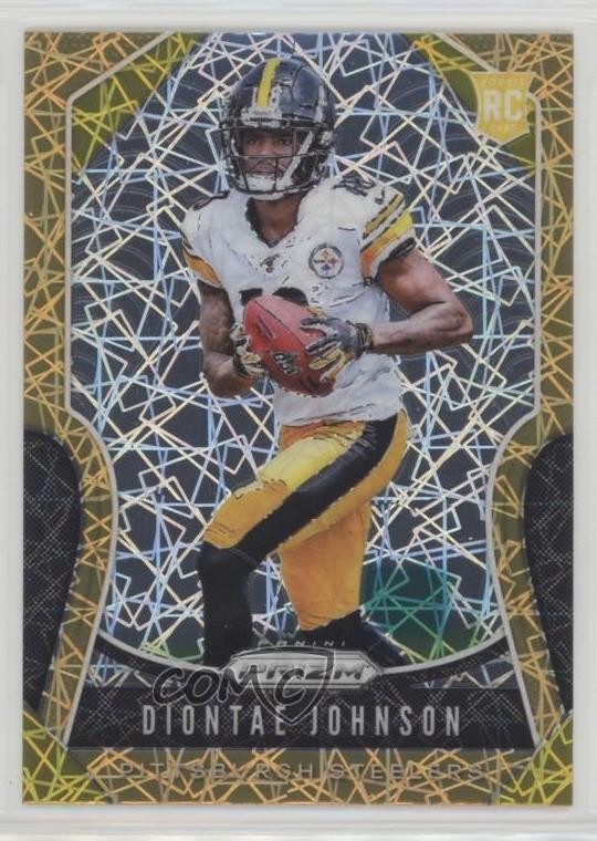 2019 Panini Prizm Rookies Lazer Prizm Diontae Johnson #352 0nr3