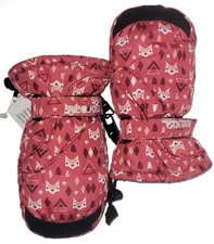 GORDINI Girls Toddler Small Waterproof TOTS PRIMA III MITTENS Snow Ski  Age 3-4T