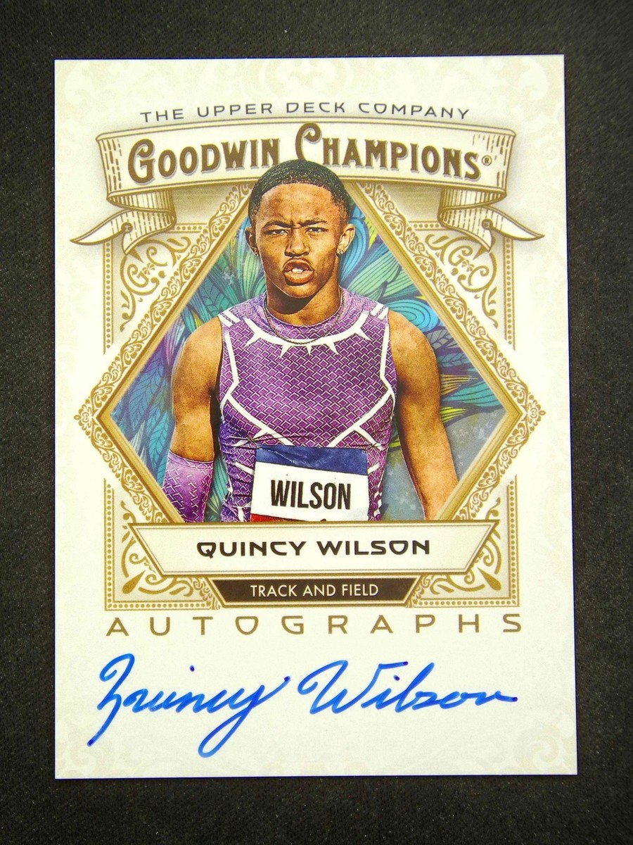 Quincy Wilson 2025 Upper Deck Goodwin Champions Track and Field