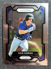 2024 Panini Prizm #198 Prospect Cole Carrigg Colorado Rockies