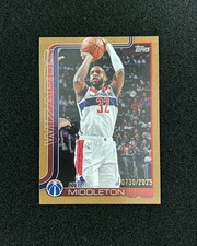 2025-26 Topps Flagship Khris Middleton #100 Gold 730/2025 Wizards FR28