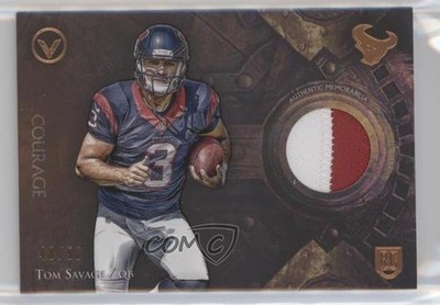 2014 Topps Valor Patch Courage 48/50 Tom Savage #VP-TS Rookie Patch RC n1u
