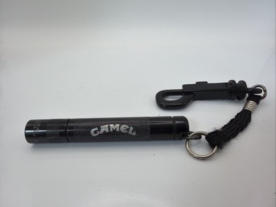 Camel Promo Mini Flashlight Black Keychain Light Works Tobacco Advertising