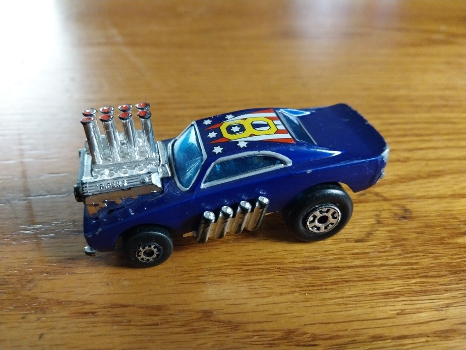 Rare Error Matchbox Lesney 1972 Superfast Pi-Eyed Piper Wirh Red