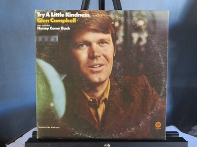 Glen Campbell Try A Little Kindness Vintage Vinyl LP RECORD 1970 Capitol SW-389