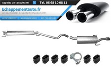 Échappement Opel Astra H/GTC/Twintop 2.0 Turbo 125kW milieu+silencieux 5852516