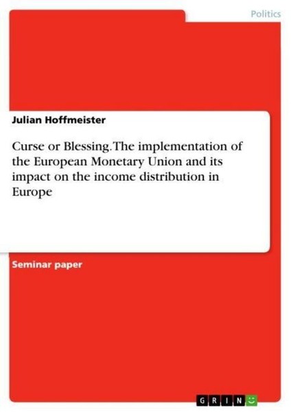 Curse Or Blessing. The Implementation Of The European Monetary Union And Its Imp-image