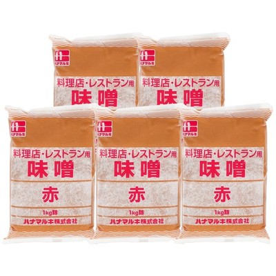 Miso Paste Hanamaruki Aka Misopaste dunkel Aka Sojabohnenpaste 5x1kg