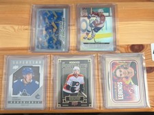 Multi Insert 5 Card Lot (Jack Hughes, Kuzmenko, Newhook, Dahlin)