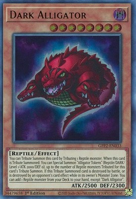 Yugioh Dark Alligator 1st Edition Ultra Rare GFP2-EN033 NM