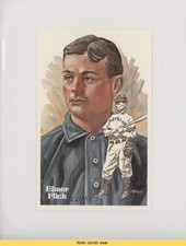 1981 Perez-Steele Hall of Fame Art Postcards Fourth Series Elmer Flick READ 0ls