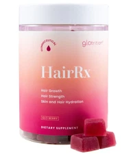 Glotrition HairRx Gummies – Hair Growth Gummy for Women – Powerful Hair chew ...