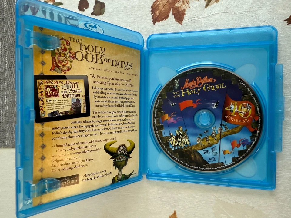 Monty Python and the Holy Grail (Blu-ray, 40th Anniversary Edition) + Slipcover - Image 3 of 4