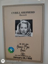 1998 American music awards escort   vip backstage pass Cybill Shepherd 
