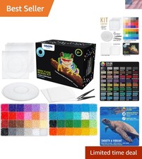 Ultimate 24,000 Mini Fuse Beads Kit - 48 Colors with Tools for Creative Projects