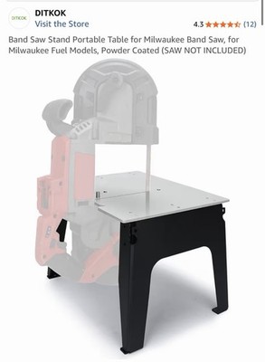Band Saw Stand Portable Table for Milwaukee Band Saw, for Milwaukee